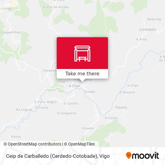 Ceip de Carballedo (Cerdedo-Cotobade) map