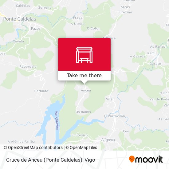 Cruce de Anceu (Ponte Caldelas) map