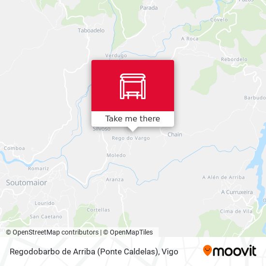 Regodobarbo de Arriba (Ponte Caldelas) map