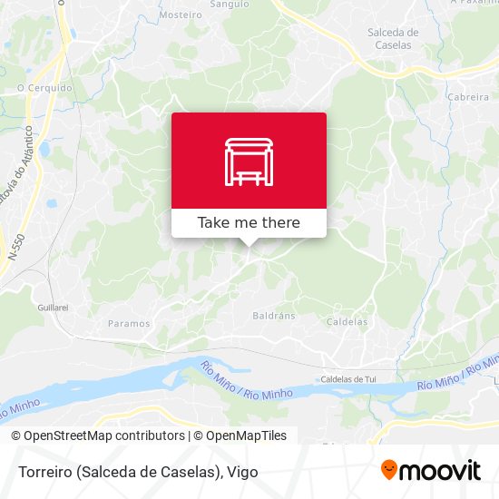 Torreiro (Salceda de Caselas) map