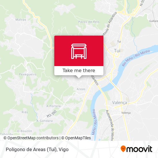 Polígono de Areas (Tui) map
