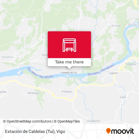 Estación de Caldelas (Tui) map
