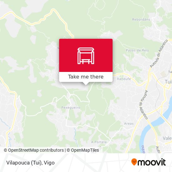 Vilapouca (Tui) map