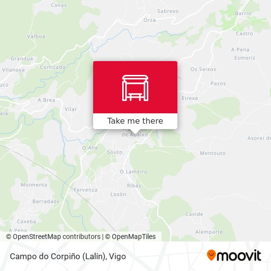 Campo do Corpiño (Lalín) map