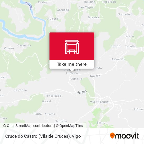 Cruce do Castro (Vila de Cruces) map