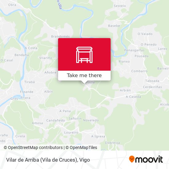 Vilar de Arriba (Vila de Cruces) map