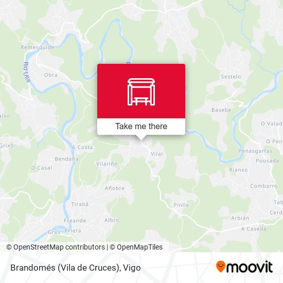 Brandomés (Vila de Cruces) map