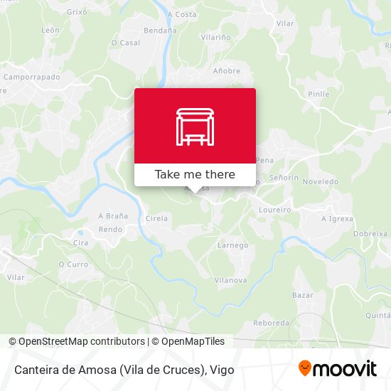 Canteira de Amosa (Vila de Cruces) map