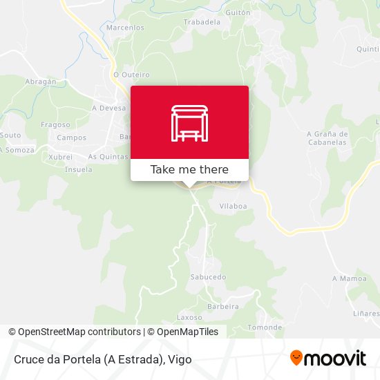 Cruce da Portela (A Estrada) map