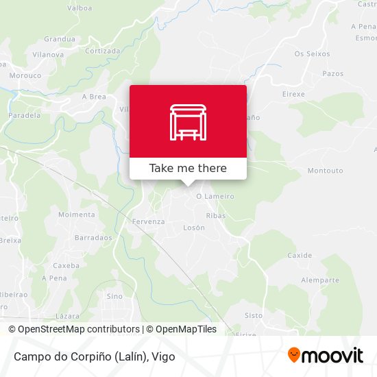 Campo do Corpiño (Lalín) map