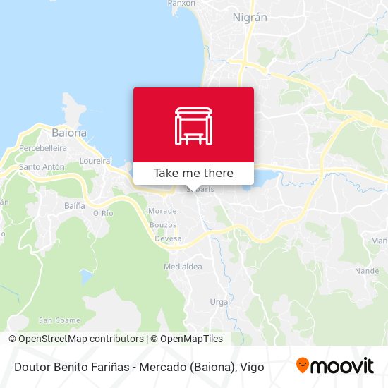 Doutor Benito Fariñas - Mercado (Baiona) map