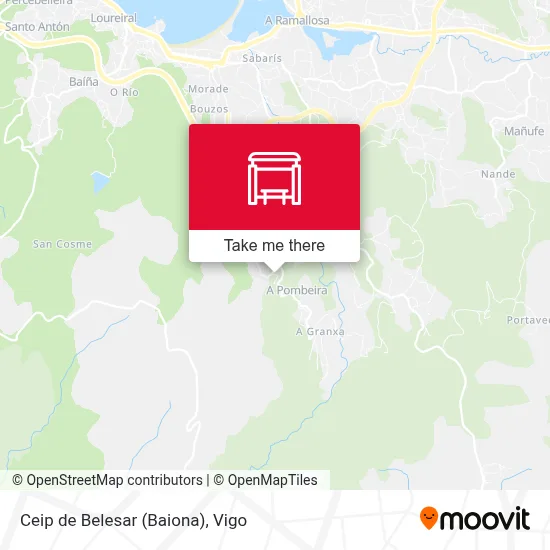 Ceip de Belesar (Baiona) map
