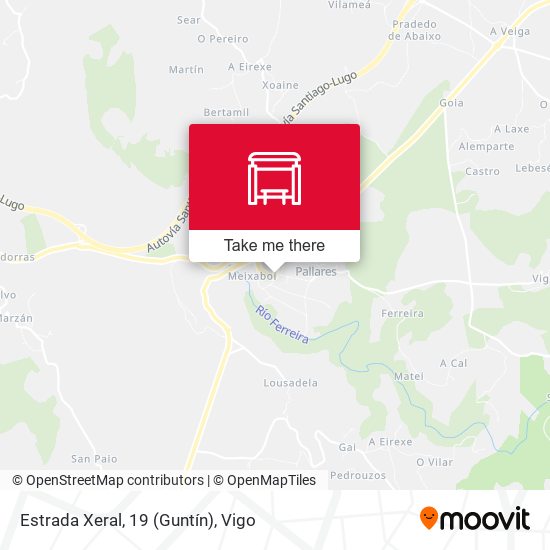 Estrada Xeral, 19 (Guntín) map