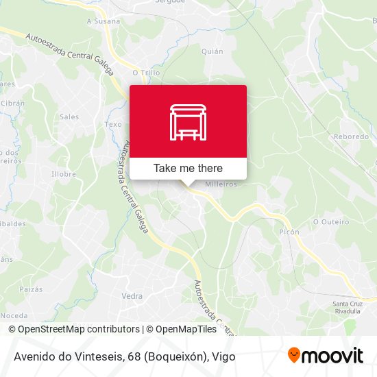 Avenido do Vinteseis, 68 (Boqueixón) map