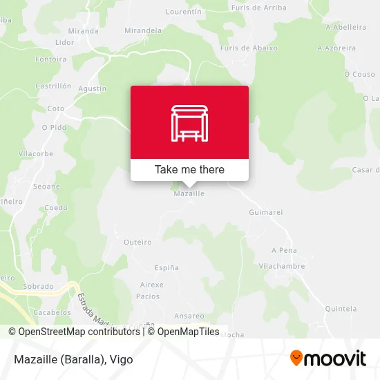 Mazaille (Baralla) map