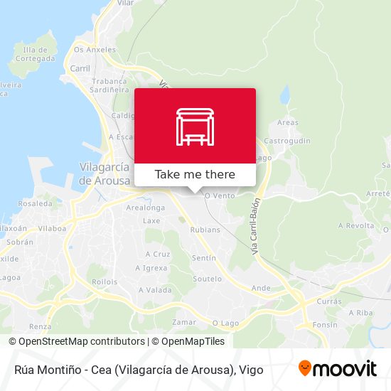 Rúa Montiño - Cea (Vilagarcía de Arousa) map