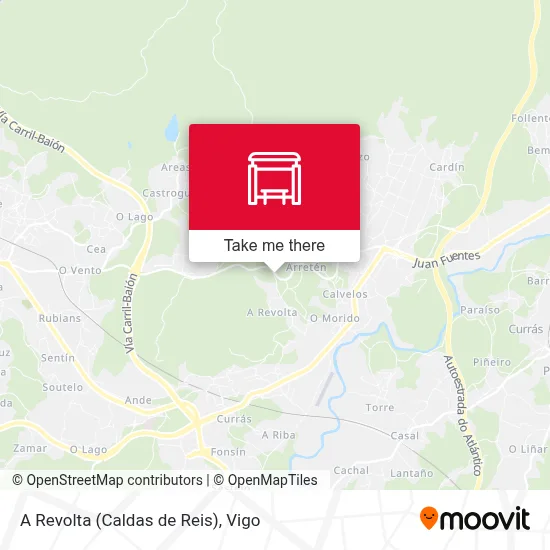 A Revolta (Caldas de Reis) map