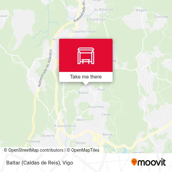 Baltar (Caldas de Reis) map