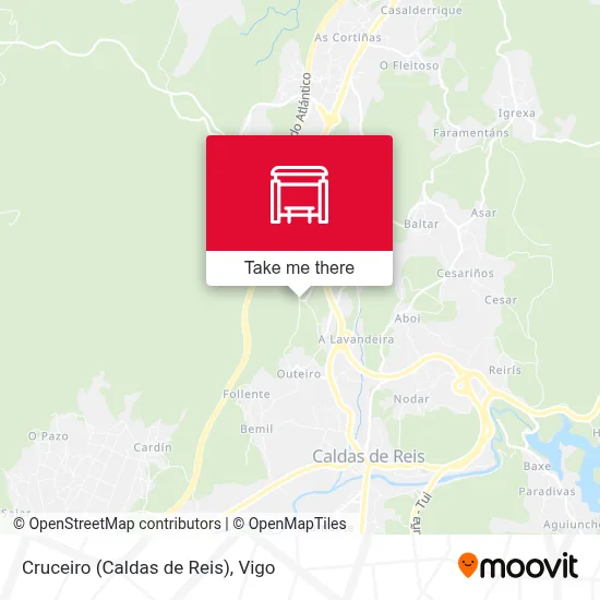 Cruceiro (Caldas de Reis) map