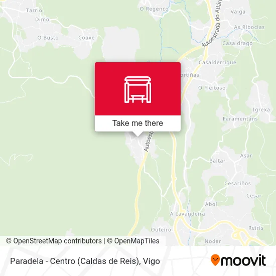 Paradela - Centro (Caldas de Reis) map