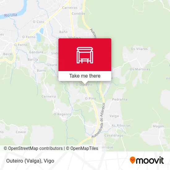 Outeiro (Valga) map