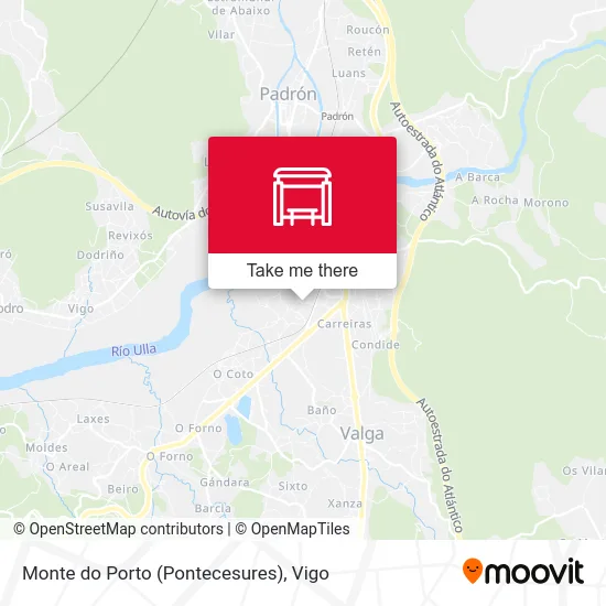 Monte do Porto (Pontecesures) map