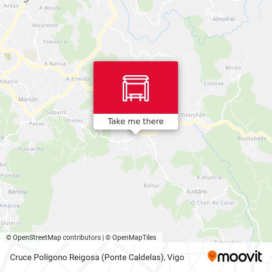 Cruce Polígono Reigosa (Ponte Caldelas) map