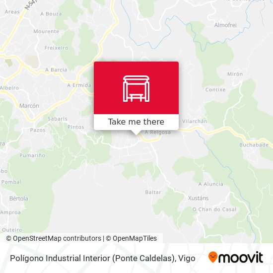 Polígono Industrial Interior (Ponte Caldelas) map