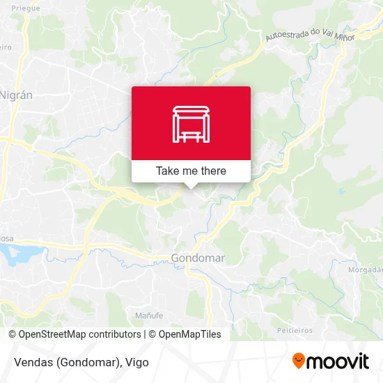Vendas (Gondomar) map