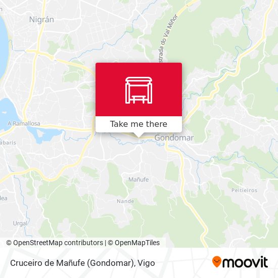 Cruceiro de Mañufe (Gondomar) map