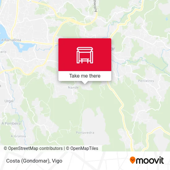 Costa (Gondomar) map