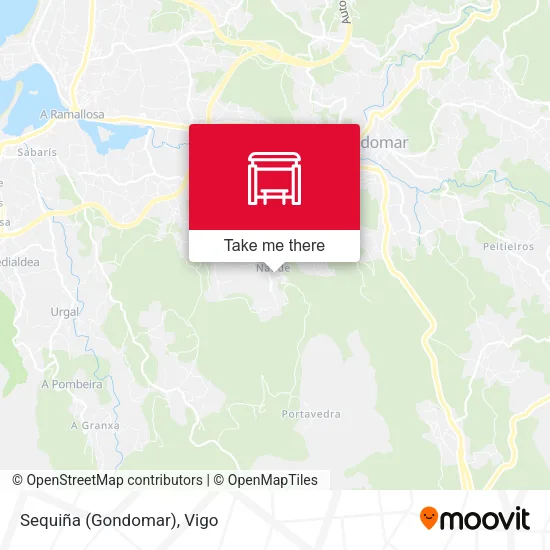 Sequiña (Gondomar) map