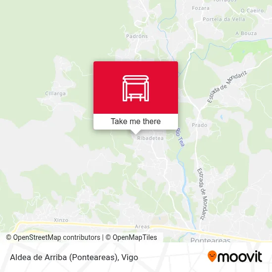 Aldea de Arriba (Ponteareas) map