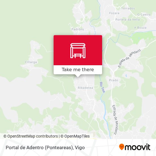 Portal de Adentro (Ponteareas) map