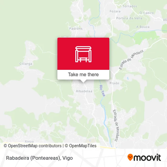 Rabadeira (Ponteareas) map