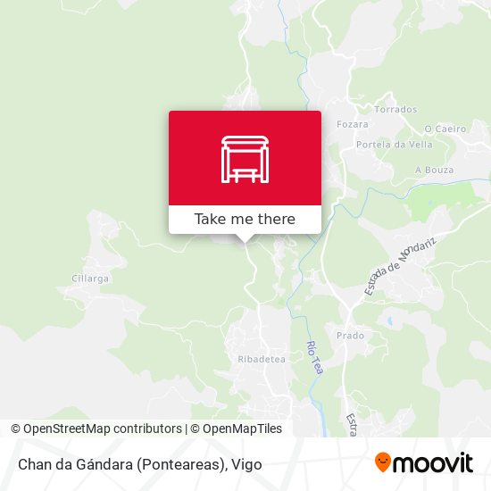 Chan da Gándara (Ponteareas) map