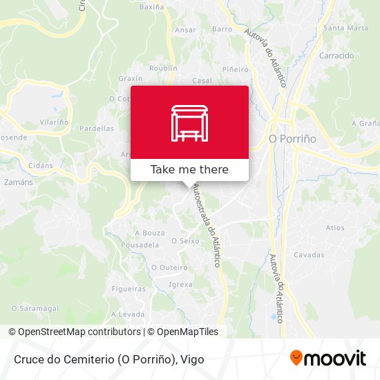 Cruce do Cemiterio (O Porriño) map