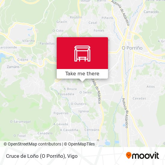 Cruce de Loño (O Porriño) map