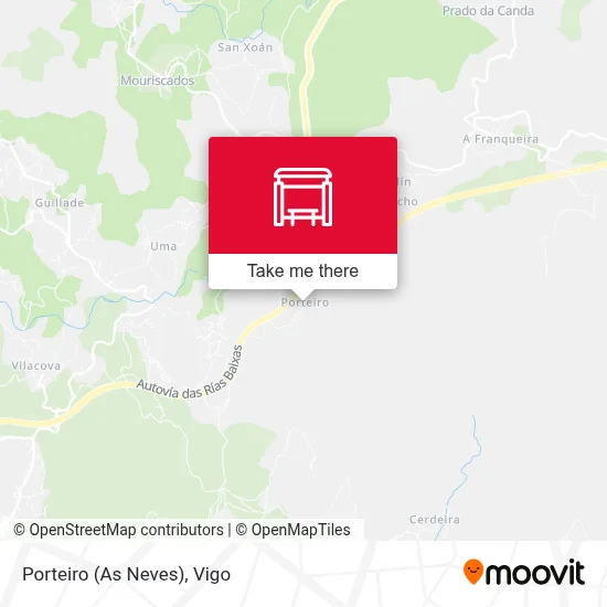 Porteiro (As Neves) map