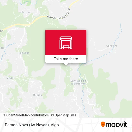 Parada Nova (As Neves) map