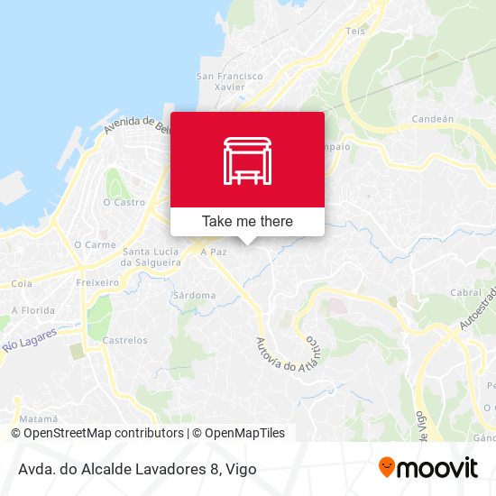 Avda. do Alcalde Lavadores 8 map
