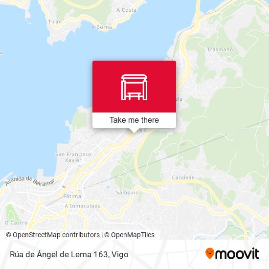 Rúa de Ángel de Lema 163 map