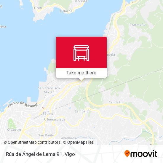 Rúa de Ángel de Lema 91 map