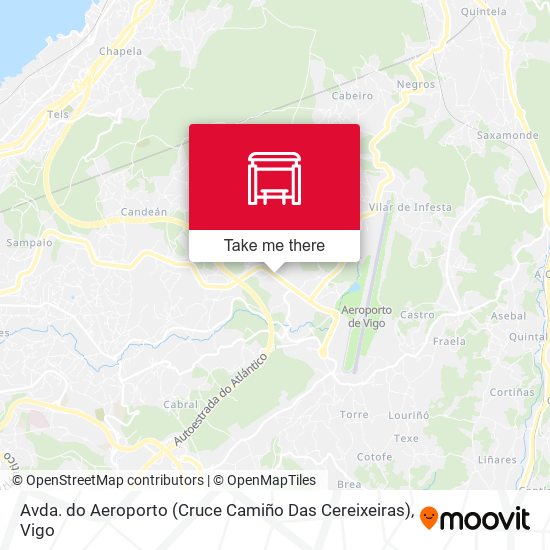 Avda. do Aeroporto (Cruce Camiño Das Cereixeiras) map