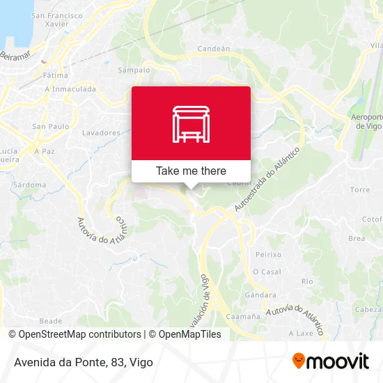 Avenida da Ponte, 83 map