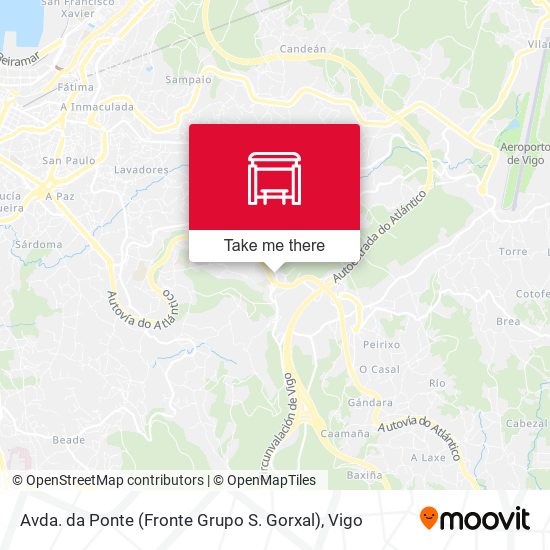 Avda. da Ponte (Fronte Grupo S. Gorxal) map