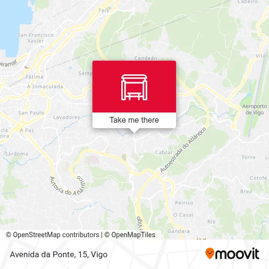 Avenida da Ponte, 15 map