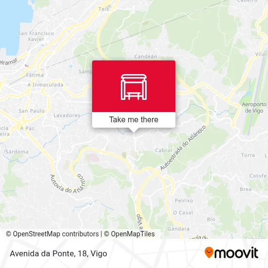 Avenida da Ponte, 18 map