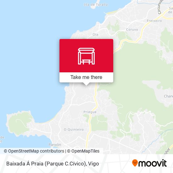 Baixada Á Praia (Parque C.Cívico) map