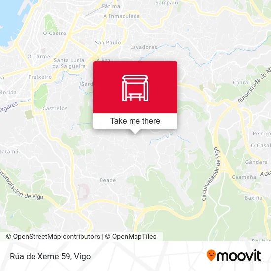 Rúa de Xeme 59 map